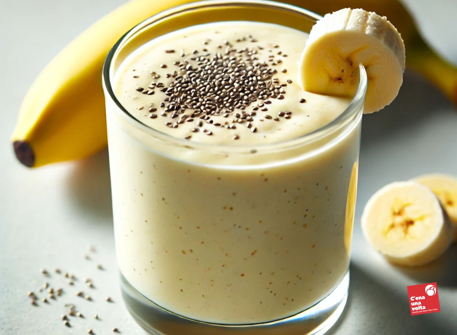 Smoothie di Banana, Latte di Mandorla e Semi di Chia oroscopo di novembre culinario, ricette per ogni segno zodiacale c'ena una volta