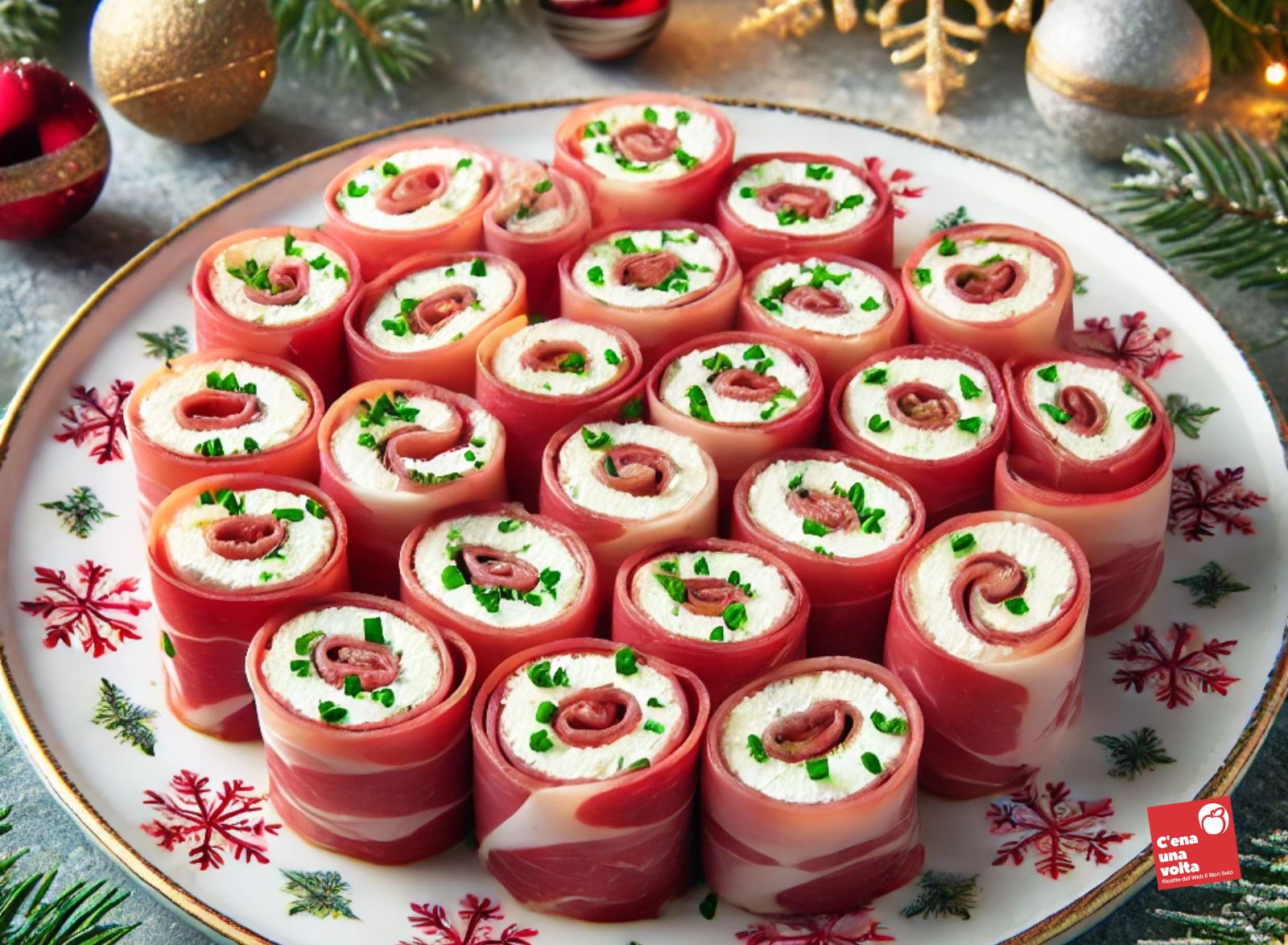 Roll di Bresaola e Ricotta Light antipasti natalizi light e FIT, idee, ricette e abbinamenti per dicembre C'ena una volta