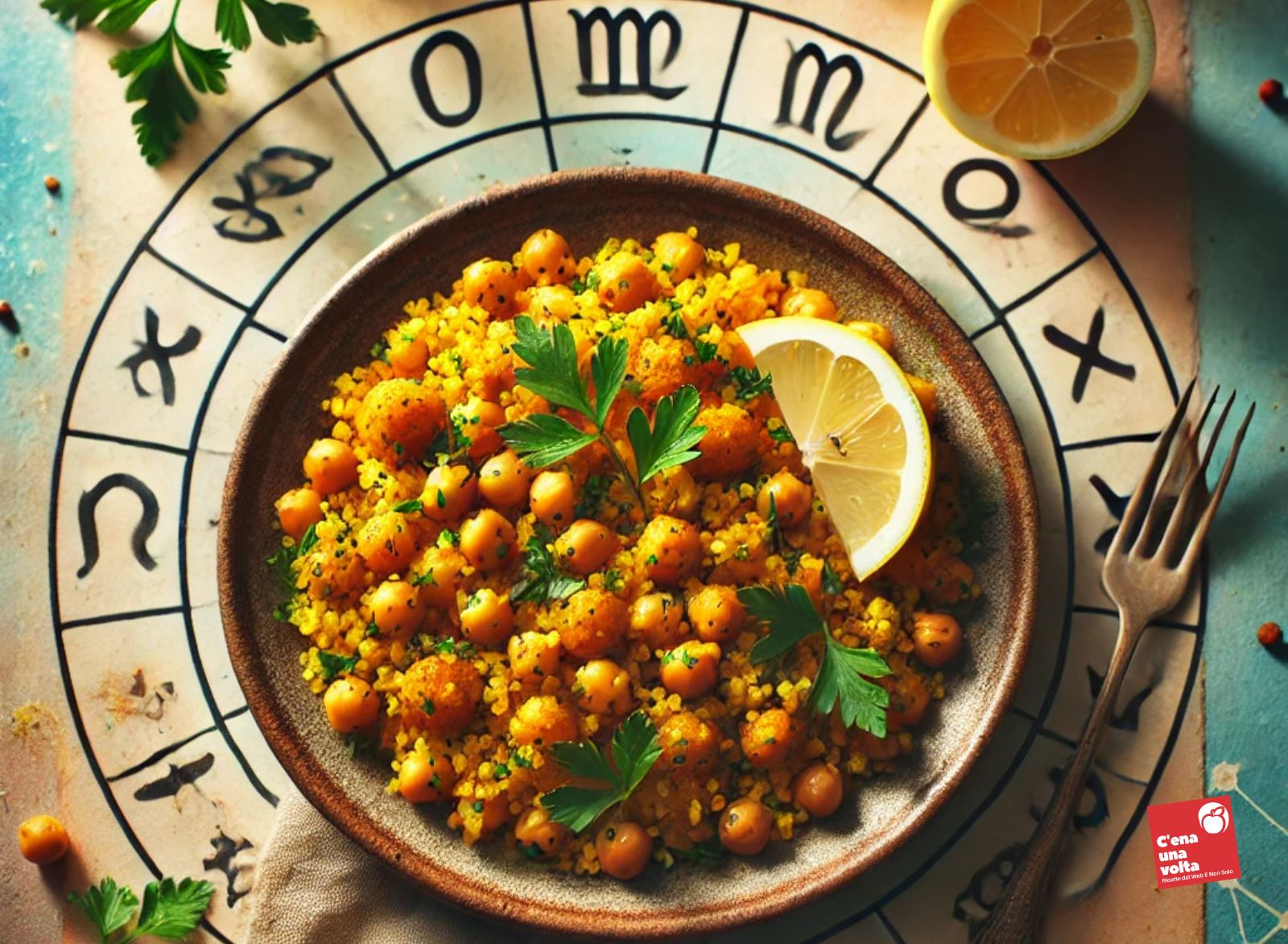 couscous integrale con ceci e curcuma oroscopo di febbraio, ricette light e fit per ogni segno zodiacale c'ena una volta