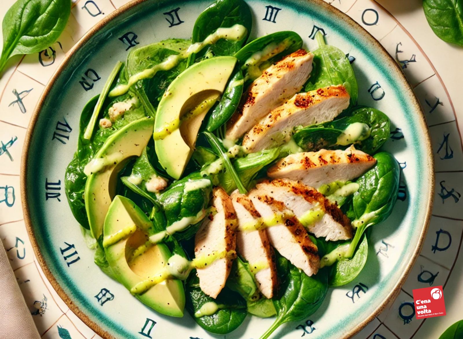 insalata di pollo e avocado oroscopo di febbraio, ricette light e fit per ogni segno zodiacale c'ena una volta