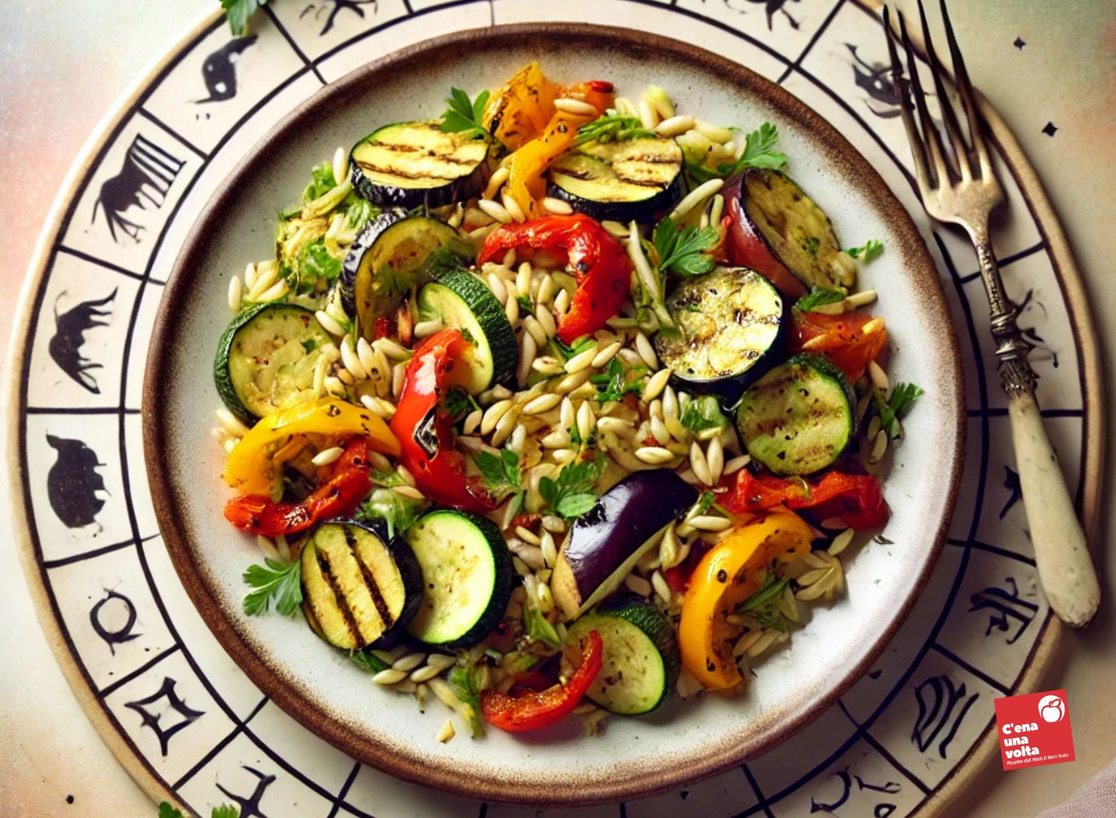 orzo con verdure grigliate oroscopo di febbraio, ricette light e fit per ogni segno zodiacale c'ena una volta