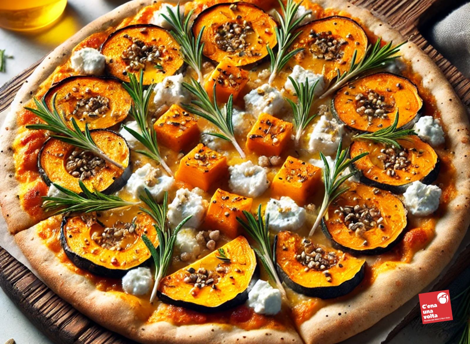pizza con zucca e caprino light pizza a dieta, abbinamenti, ricette e consigli c'ena una volta