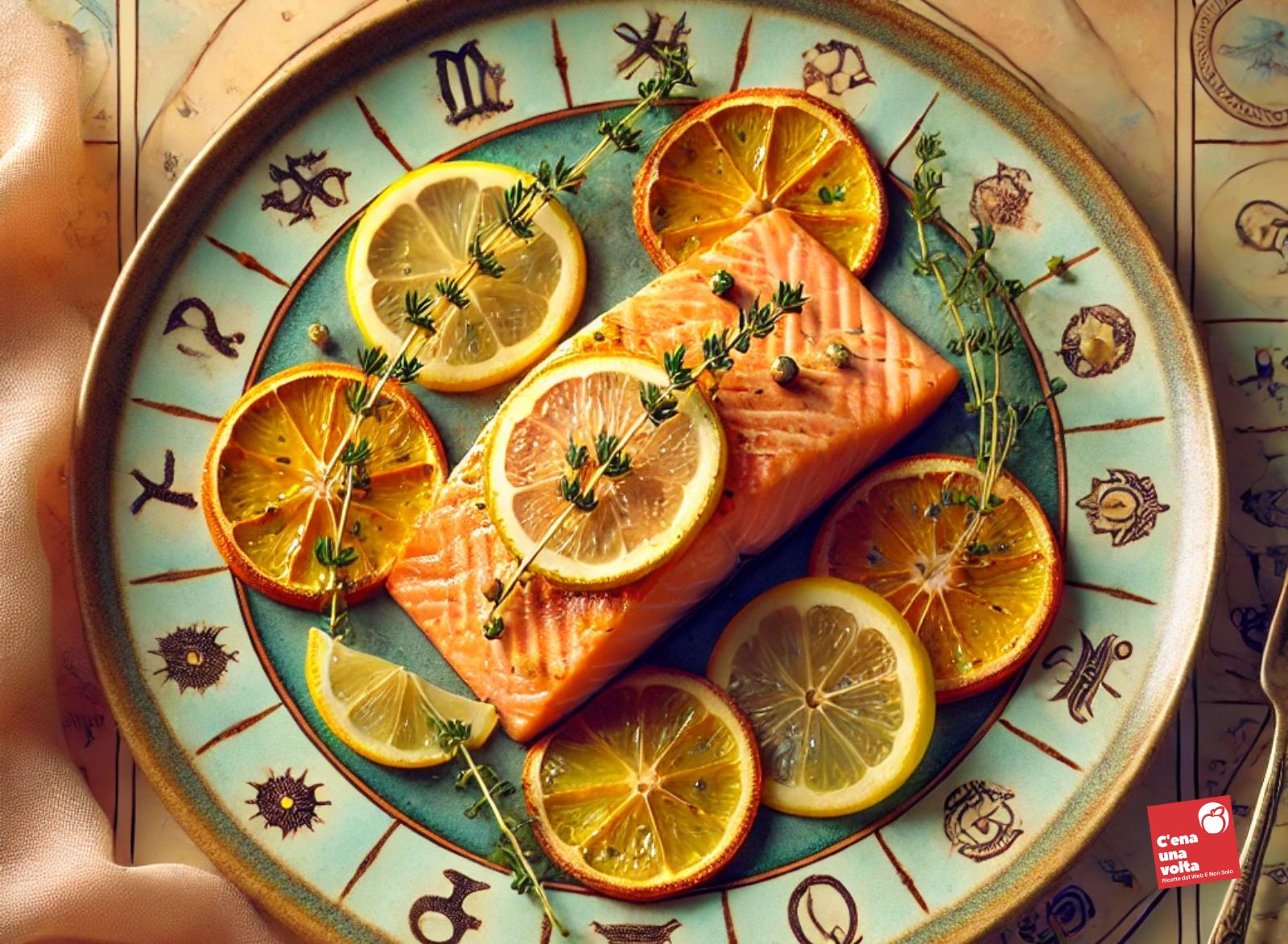 salmone al forno con agrumi oroscopo di febbraio, ricette light e fit per ogni segno zodiacale c'ena una volta