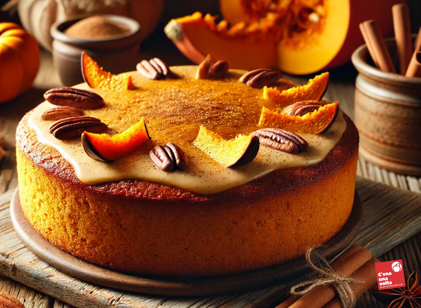 torta con zucca al forno e spezie torte a dieta, idee, ricette light e fit e abbinamenti c'ena una volta