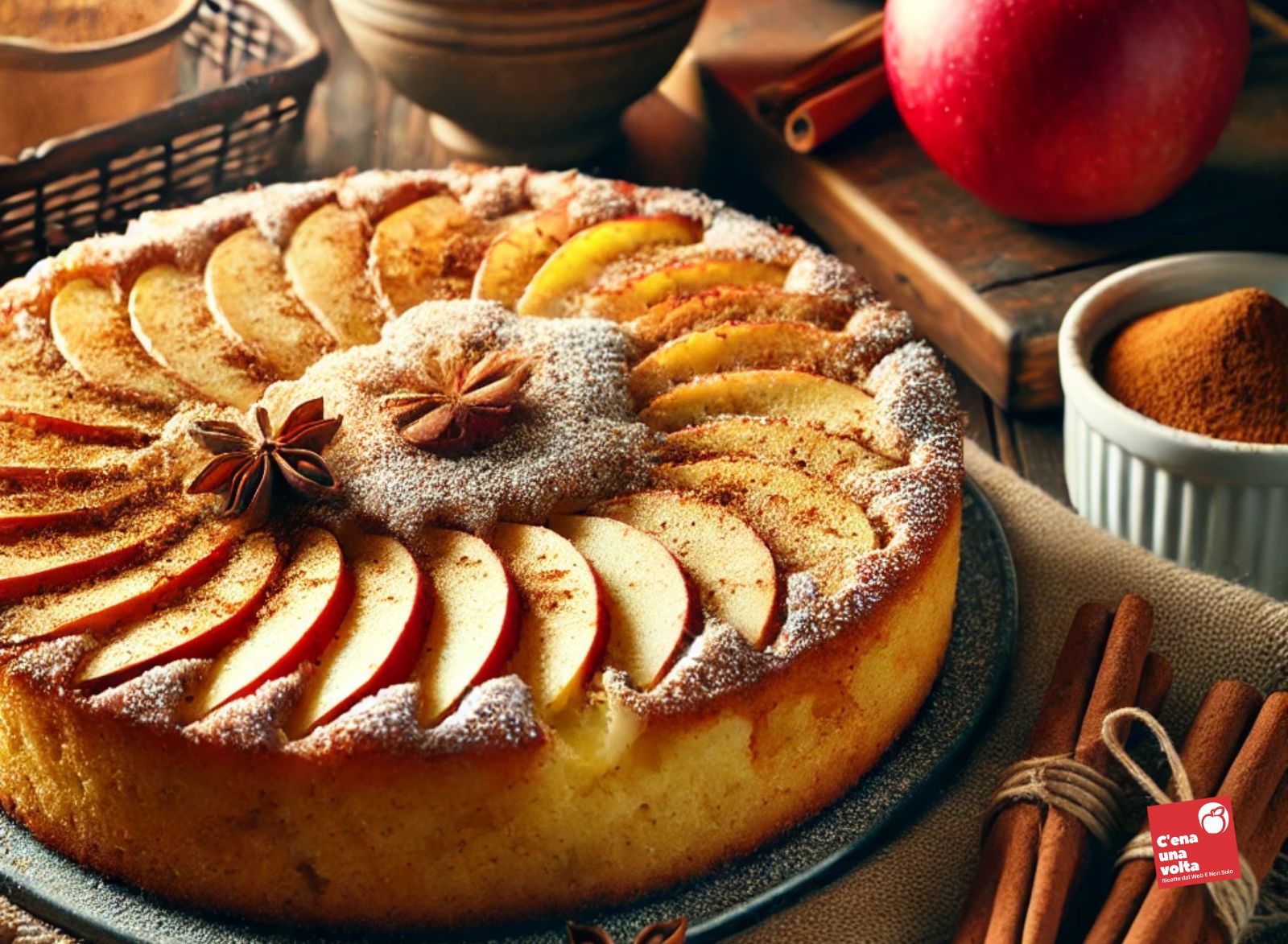 torta di mele e cannella torte a dieta, idee, ricette light e fit e abbinamenti c'ena una volta