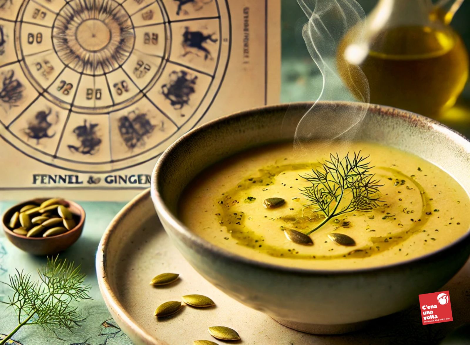 vellutata di finocchi e zenzero oroscopo di febbraio, ricette light e fit per ogni segno zodiacale c'ena una volta