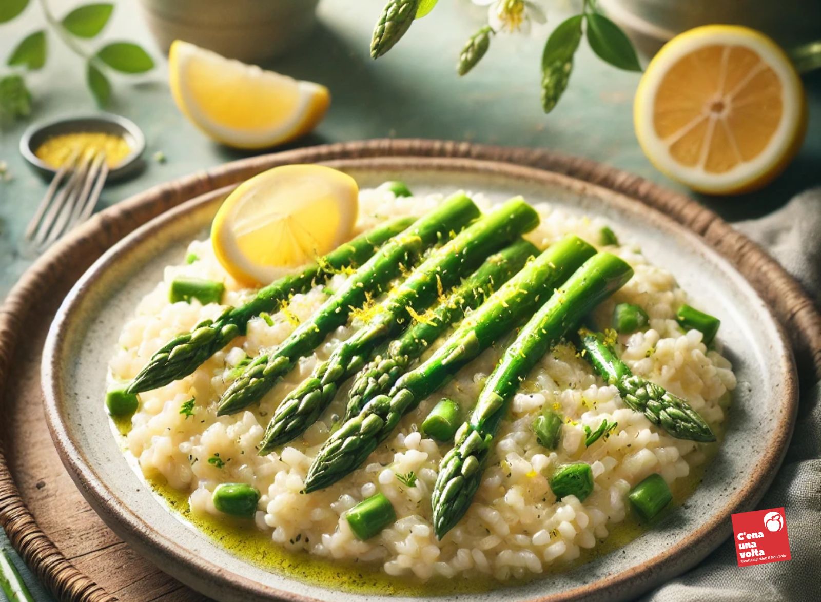 risotto agli asparagi e limone primi piatti di marzo, idee, ricette light e fit, abbinamenti e menu primaverile c'ena una volta