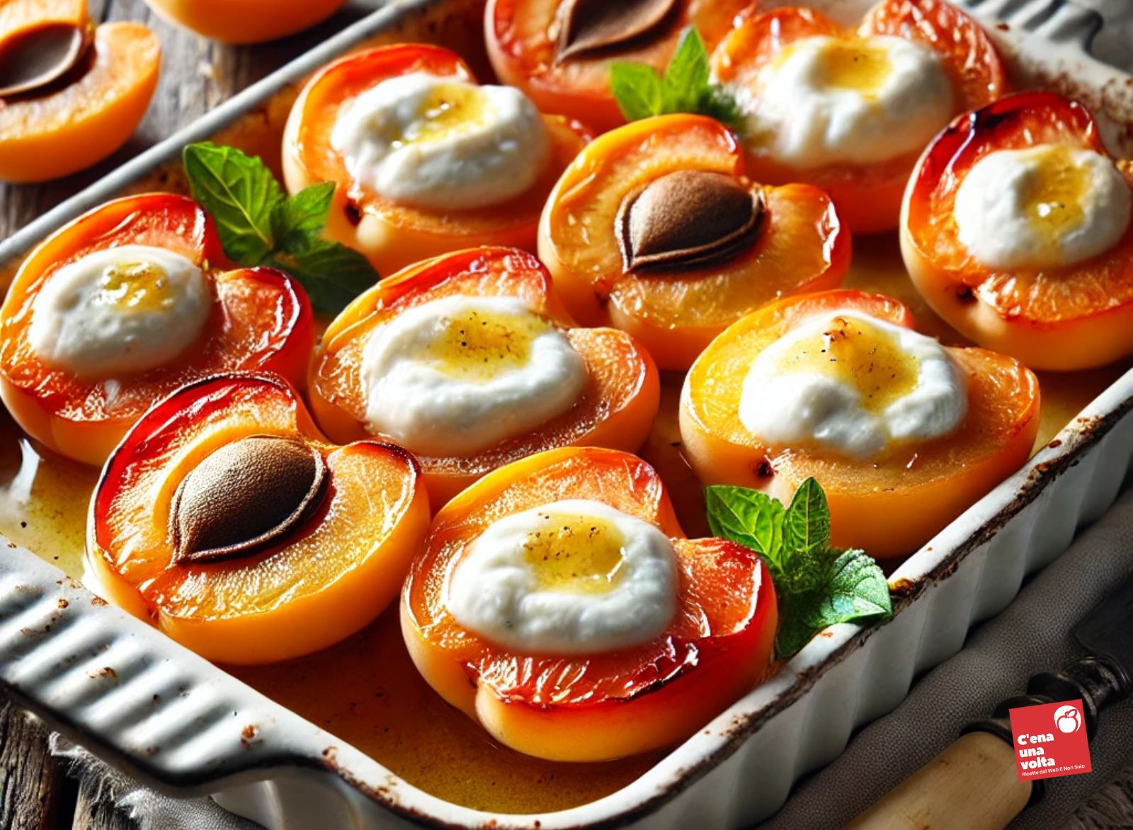 Albicocche cotte al forno con ricotta albicocche a dieta, ricette light e fit, abbinamenti e benefici c'ena una volta