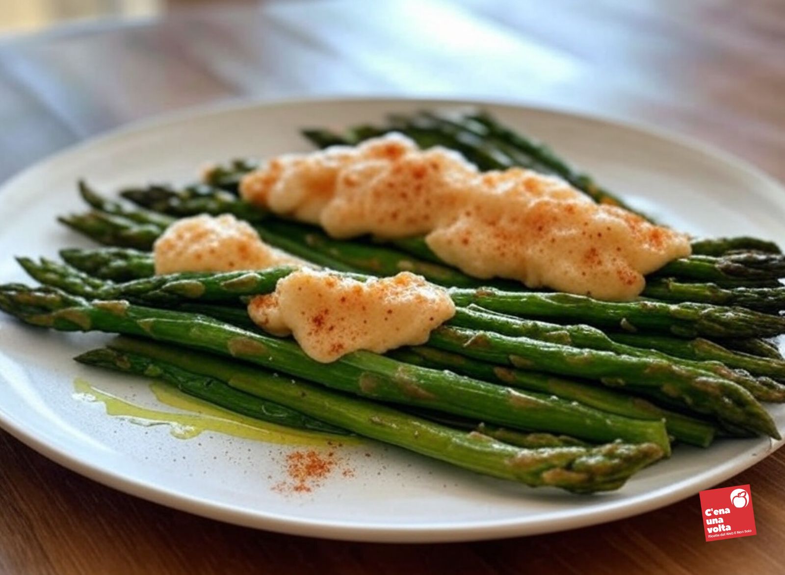 Asparagi grigliati con crema di ceci e paprika antipasti di maggio, ricette cheto, low carb, FIT, light e dietetiche, abbinamenti sani, c'ena una volta