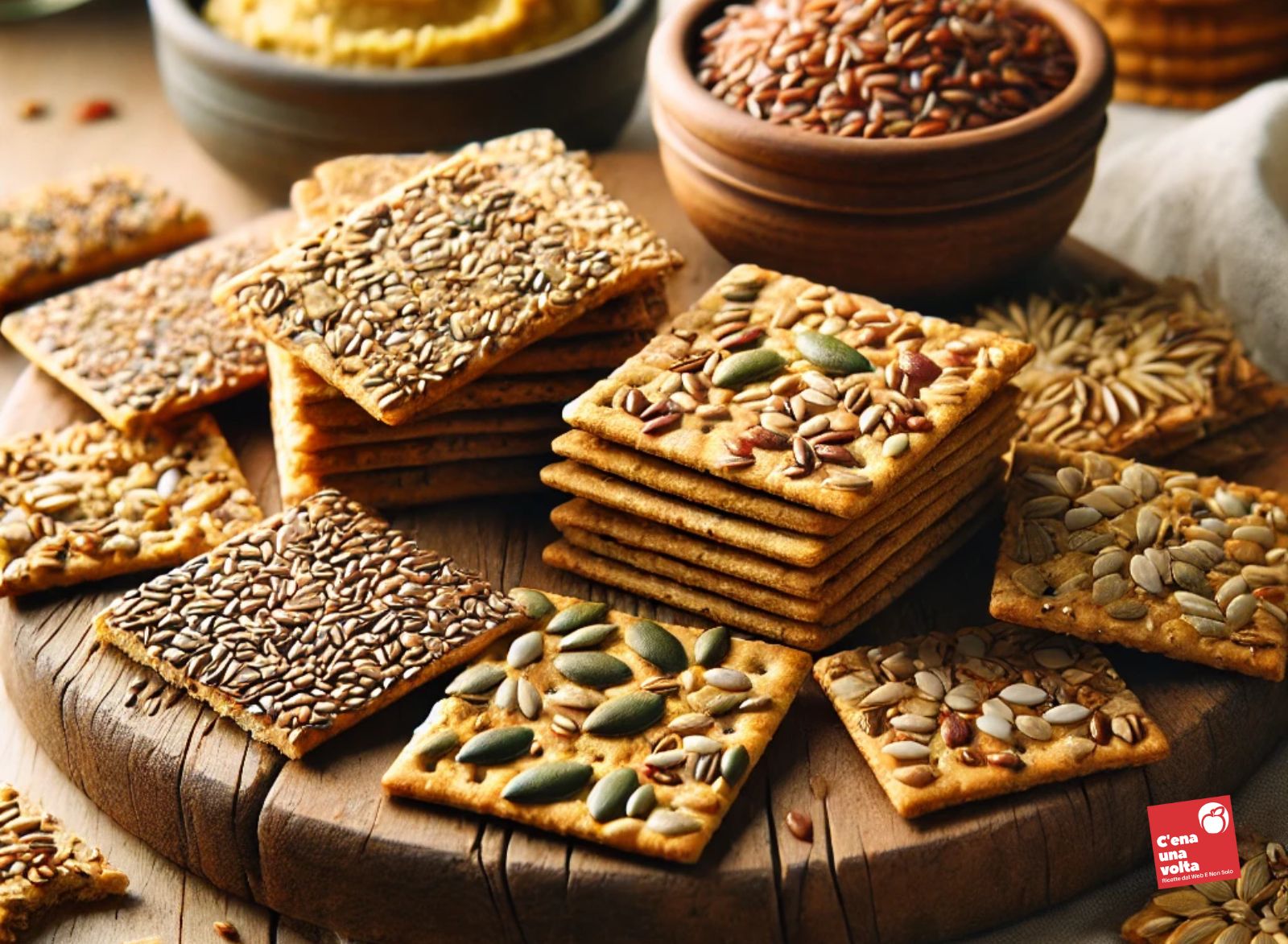 Crackers ai semi misti dieta alcalina, ricette, benefici e alimenti c'ena una volta