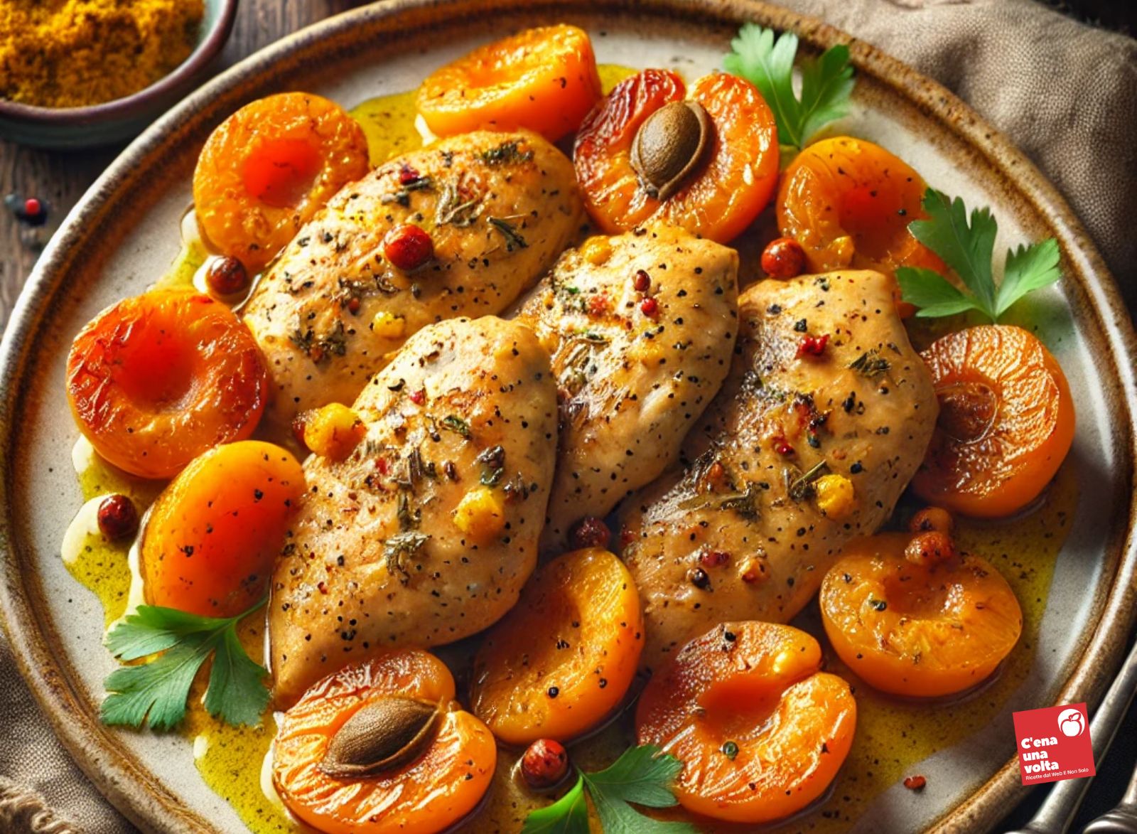 Filetti di pollo con albicocche e curcuma albicocche a dieta, ricette light e fit, abbinamenti e benefici c'ena una volta