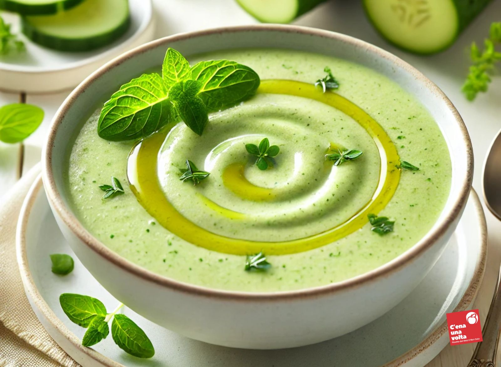 Gazpacho leggero al cetriolo cetrioli a dieta, ricette light, low carb, keto e fit, abbinamenti e consigli c'ena una volta