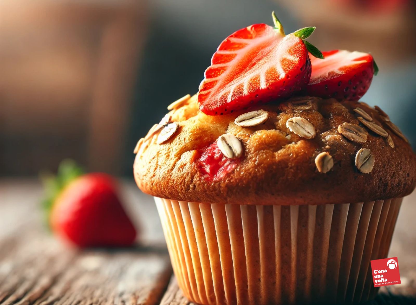 Muffin integrali alle fragole dolci light di maggio, ricette keto, fit, low carb, dietetiche, abbinamenti e consigli c'ena una volta